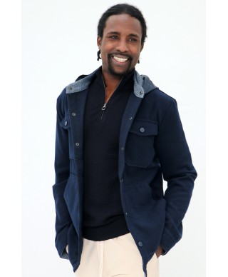 Gilet à capuche