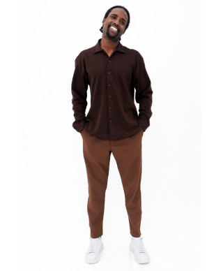 Chemise marron