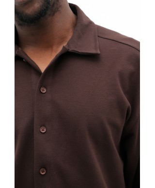 Chemise marron