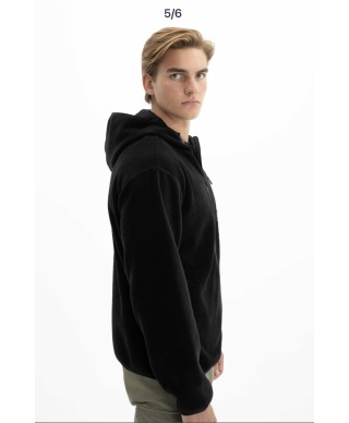 Veste polaire à capuche