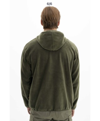 Veste polaire à capuche