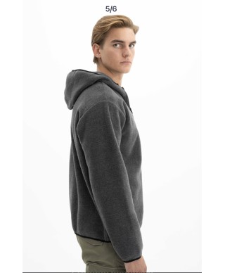 Veste polaire à capuche