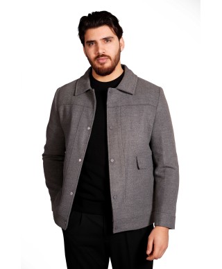 Veste grise cachemire