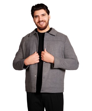 Veste grise cachemire