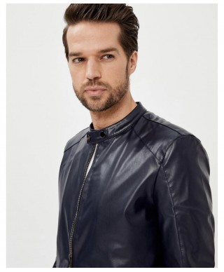Veste en similicuir