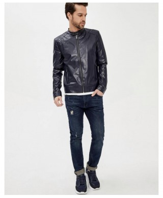 Veste en similicuir